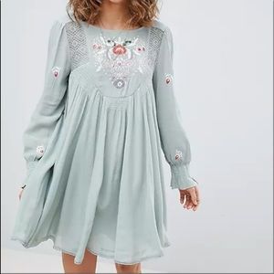 Free People Embroidered Dress